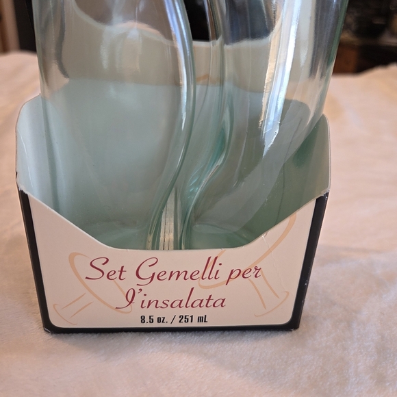Tablecraft Gemelli Set Oil and Vinegar Bottles SET of Two 8.5 oz - Picture 2 of 5